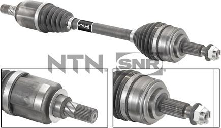 SNR DK55.205 - Полуоска vvparts.bg