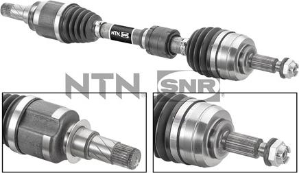 SNR DK55.208 - Полуоска vvparts.bg