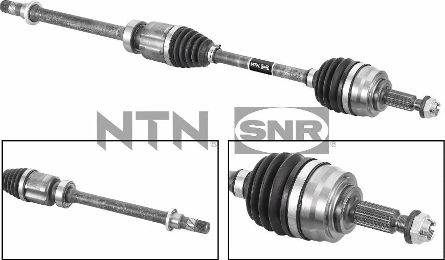 SNR DK55.202 - Полуоска vvparts.bg