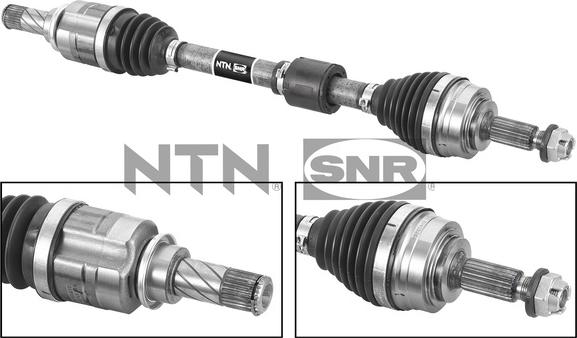 SNR DK55.237 - Полуоска vvparts.bg