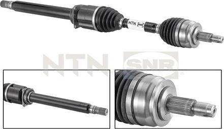 SNR DK58.002 - Полуоска vvparts.bg