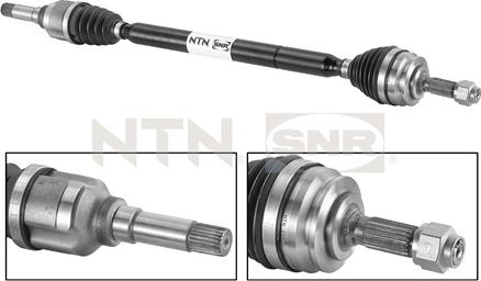 SNR DK66.002 - Полуоска vvparts.bg