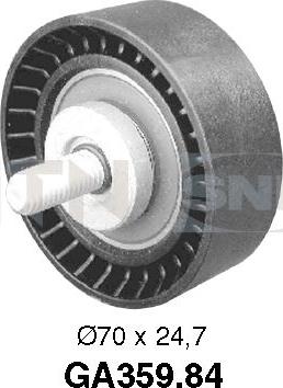 SNR GA359.84 - Паразитна / водеща ролка, пистов ремък vvparts.bg