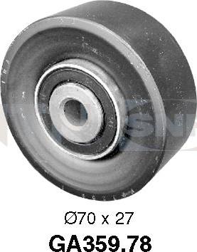 SNR GA359.78 - Паразитна / водеща ролка, пистов ремък vvparts.bg