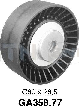 SNR GA358.77 - Паразитна / водеща ролка, пистов ремък vvparts.bg