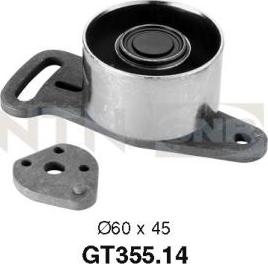 SNR GT355.14 - Обтяжна ролка, ангренаж vvparts.bg