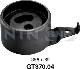 SNR GT370.04 - Обтяжна ролка, ангренаж vvparts.bg