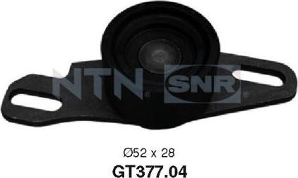 SNR GT377.04 - Обтяжна ролка, ангренаж vvparts.bg