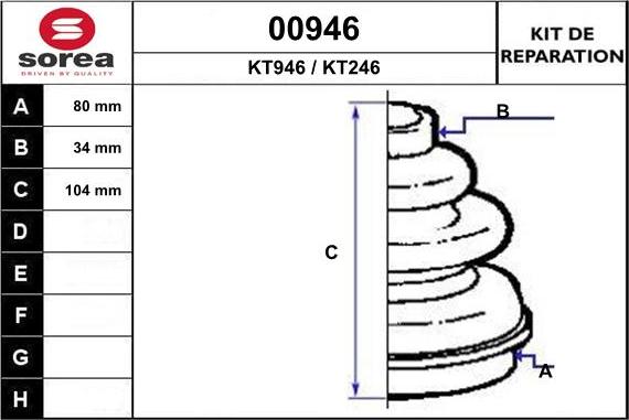 SNRA 00946 - Маншон, полуоска vvparts.bg