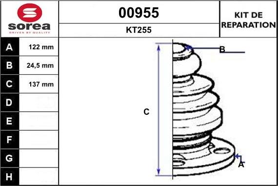 SNRA 00955 - Маншон, полуоска vvparts.bg