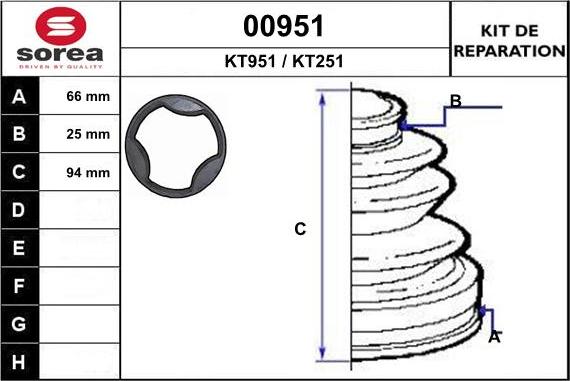 SNRA 00951 - Маншон, полуоска vvparts.bg