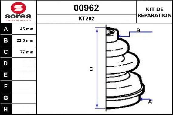 SNRA 00962 - Маншон, полуоска vvparts.bg