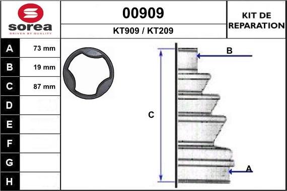 SNRA 00909 - Маншон, полуоска vvparts.bg