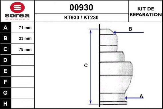 SNRA 00930 - Маншон, полуоска vvparts.bg