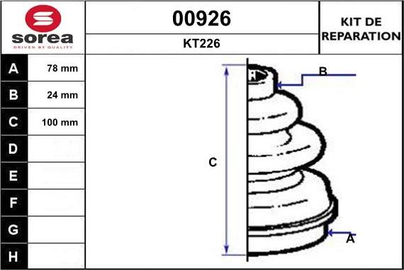 SNRA 00926 - Маншон, полуоска vvparts.bg