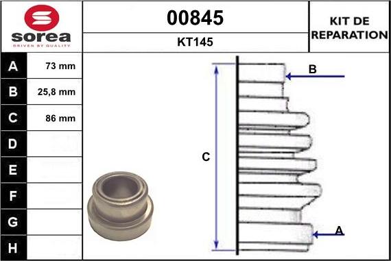 SNRA 00845 - Маншон, полуоска vvparts.bg