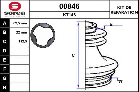 SNRA 00846 - Маншон, полуоска vvparts.bg