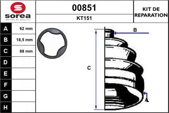 SNRA 00851 - Маншон, полуоска vvparts.bg