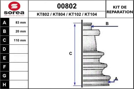 SNRA 00802 - Маншон, полуоска vvparts.bg