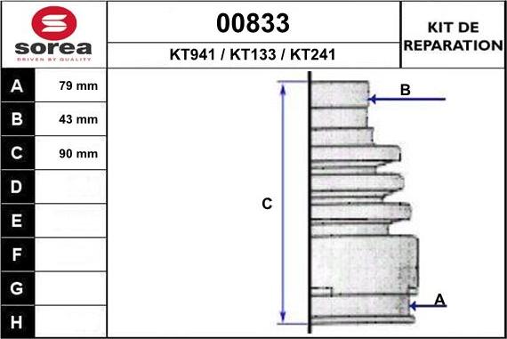 SNRA 00833 - Маншон, полуоска vvparts.bg