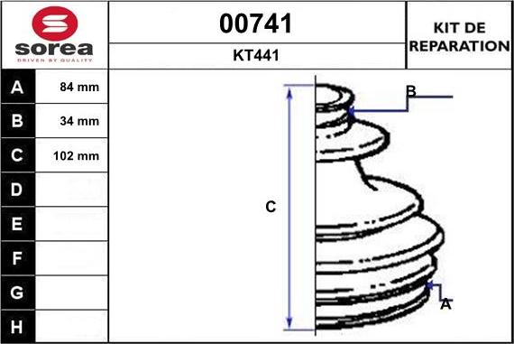 SNRA 00741 - Маншон, полуоска vvparts.bg