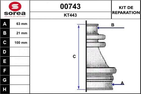 SNRA 00743 - Маншон, полуоска vvparts.bg