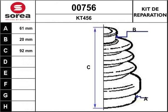 SNRA 00756 - Маншон, полуоска vvparts.bg