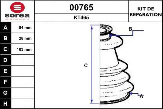 SNRA 00765 - Маншон, полуоска vvparts.bg