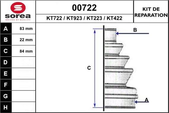 SNRA 00722 - Маншон, полуоска vvparts.bg