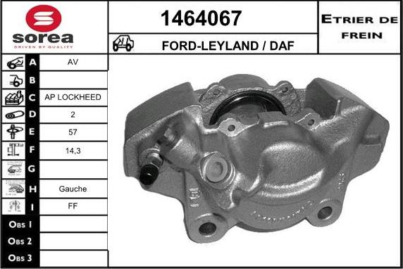 SNRA 1464067 - Спирачен апарат vvparts.bg