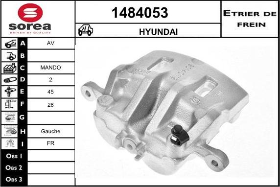 SNRA 1484053 - Спирачен апарат vvparts.bg