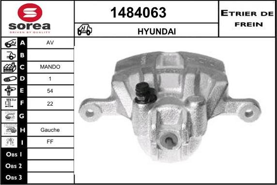 SNRA 1484063 - Спирачен апарат vvparts.bg