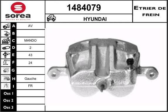 SNRA 1484079 - Спирачен апарат vvparts.bg