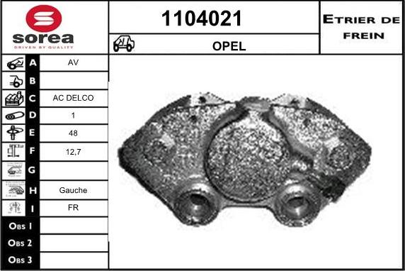 SNRA 1104021 - Спирачен апарат vvparts.bg