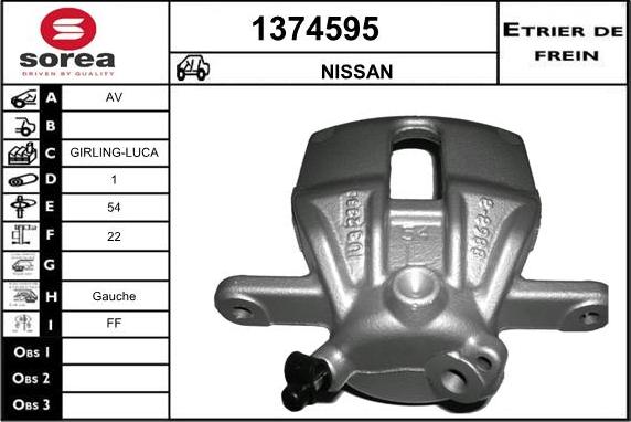 SNRA 1374595 - Спирачен апарат vvparts.bg