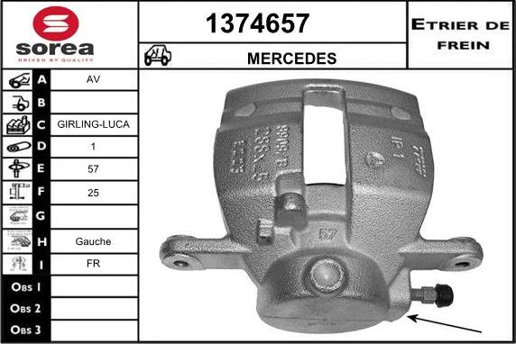 SNRA 1374657 - Спирачен апарат vvparts.bg