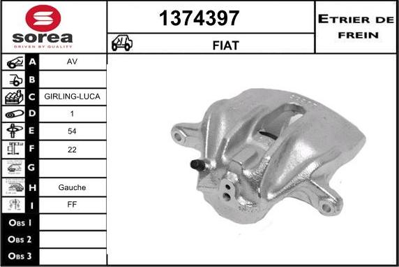 SNRA 1374397 - Спирачен апарат vvparts.bg