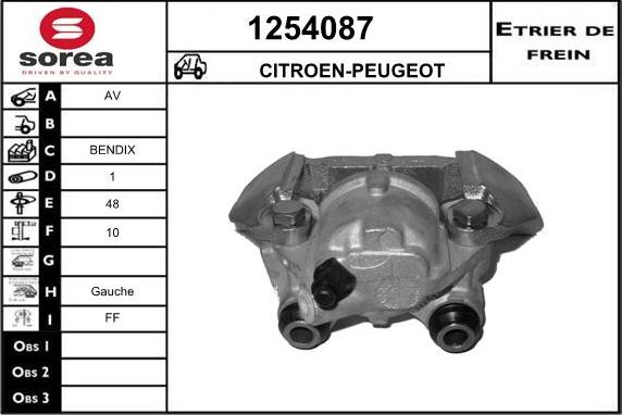 SNRA 1254087 - Спирачен апарат vvparts.bg