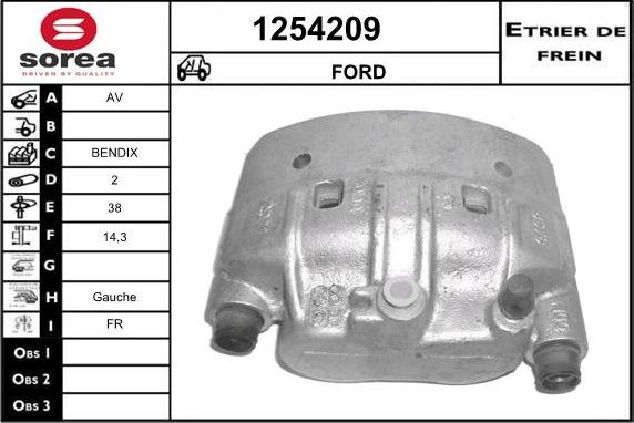 SNRA 1254209 - Спирачен апарат vvparts.bg