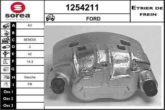 SNRA 1254211 - Спирачен апарат vvparts.bg