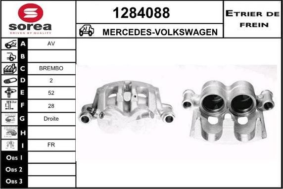 SNRA 1284088 - Спирачен апарат vvparts.bg