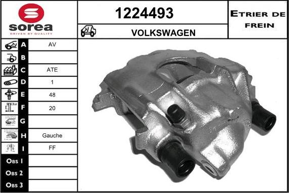 SNRA 1224493 - Спирачен апарат vvparts.bg