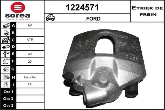 SNRA 1224571 - Спирачен апарат vvparts.bg