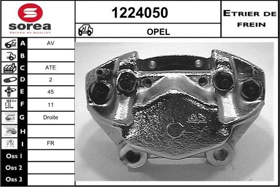 SNRA 1224050 - Спирачен апарат vvparts.bg