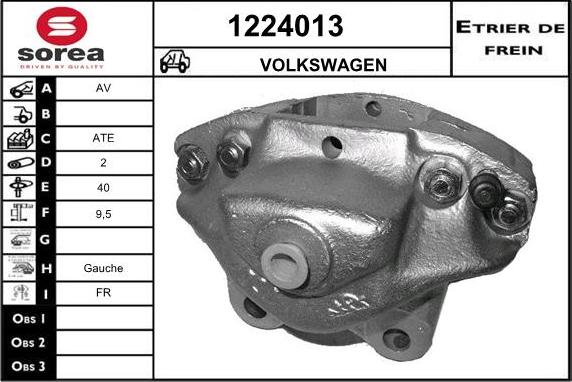 SNRA 1224013 - Спирачен апарат vvparts.bg