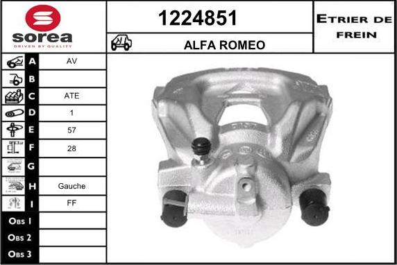 SNRA 1224851 - Спирачен апарат vvparts.bg