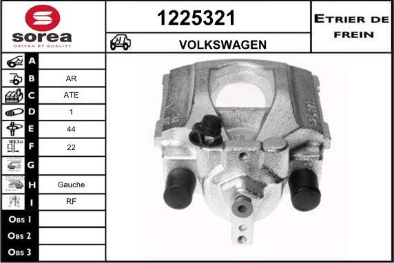 SNRA 1225321 - Спирачен апарат vvparts.bg