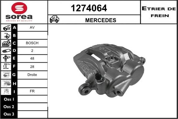 SNRA 1274064 - Спирачен апарат vvparts.bg