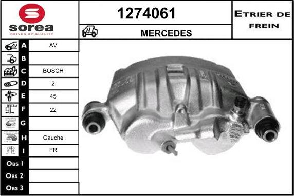 SNRA 1274061 - Спирачен апарат vvparts.bg