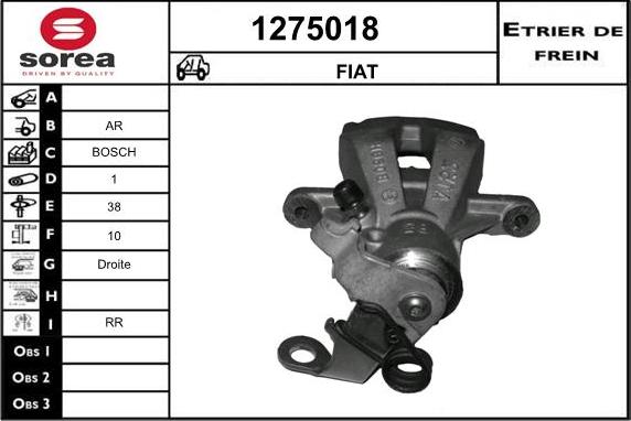 SNRA 1275018 - Спирачен апарат vvparts.bg